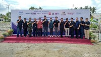 Palu kuat, Palu bangkit! (Elvan Dany Sutrisno/detikcom)