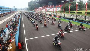 Bikers Honda Cicipi Aspal Sirkuit Sentul