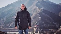 Salah satu tempat yang dikunjungi adalah Tembok Besar China, salah satu ikon pariwisata negeri Tirai Bambu di Beijing (zidane/Instagram)