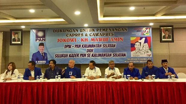 DPW PAN deklarasi dukung Jokowi
