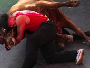 Gulat Banteng, Olahraga di China Menggabungkan Kung Fu dan Adu Banteng