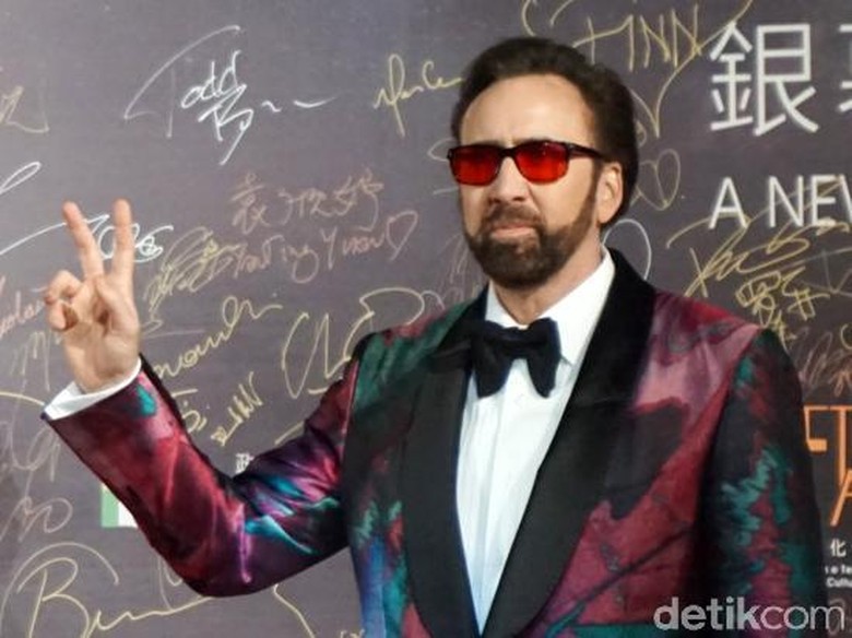 Nicolas Cage. Foto: Delia Arnindita Larasati/detikHOT Nicolas Cage. Foto: Delia Arnindita Larasati/detikHOT