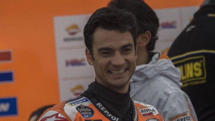 Dani Pedrosa diabadikan jadi nama tikungan di Sirkuit Jerez. (Foto: Mirco Lazzari gp/Getty Images) Dani Pedrosa diabadikan jadi nama tikungan di Sirkuit Jerez. (Foto: Mirco Lazzari gp/Getty Images)