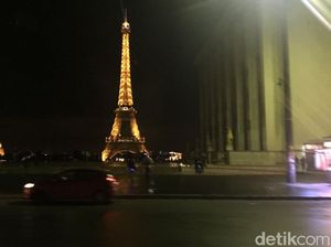 Sunyinya Menara Eiffel Pasca Demo Rompi Kuning