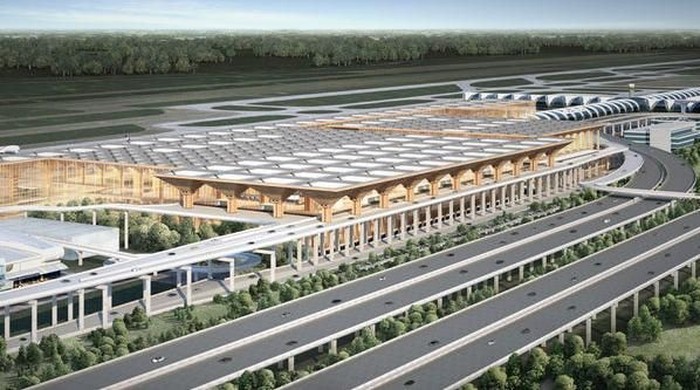 Thailand sedang mengembangkan Bandara Internasional Suvarnabhumi. Nantinya bandara itu akan punya hutan dalam ruangan seluas 16.132 m persegi. Begini wujudnya.