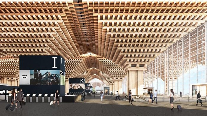 Thailand sedang mengembangkan Bandara Internasional Suvarnabhumi. Nantinya bandara itu akan punya hutan dalam ruangan seluas 16.132 m persegi. Begini wujudnya.