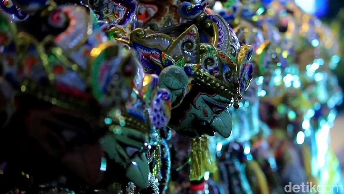 Ilustrasi kesenian Wayang Golek