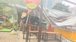 Foto: Atap Rasuna Garden Rusak Diterbangkan Angin Kencang