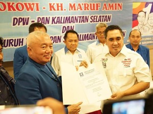 Beda Sikap Elite PAN soal DPW Kalsel Dukung Jokowi