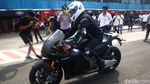 Ekspresi Desta Saat Jajal RC213V-S di Sentul