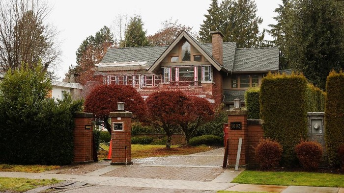 Salah satu rumah Bos Huawei Meng Wanzhou di Kanada (Foto: Reuters) Salah satu rumah Bos Huawei Meng Wanzhou di Kanada (Foto: Reuters)