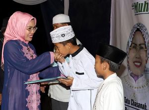 212 Penghafal Alquran di Serang Terima Beasiswa Jutaan Rupiah