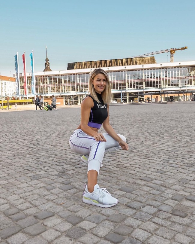 Aku tidak akan menerima kompensasi apapun dari Negara Bagian Saxony, hidup dengan tabungan dan aktivitas media sosialku, ungkapnya dalam sebuah video di bulan Juli lalu. (Foto: Instagram/@adrienne_koleszar)