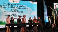 Penandatangan kontrak EPC Kilang Balikpapan