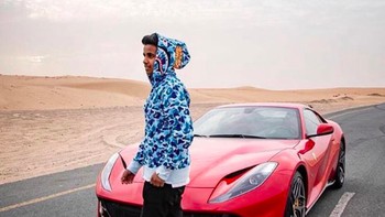 Namanya Rashed Saif Belhasa asal Dubai, Uni Emirat Arab. Dia adalah anak dari konglomerat konstruksi, Saif Ahmed Belhasa. Foto: Instagram