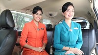 Mereka juga berpose di kursi belakang Mitsubishi Xpander. Pool/Mitsubishi.