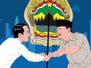 Kekuatan dan Jejak Pertarungan Jokowi Vs Prabowo di Jawa Tengah