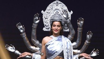 Foto: Uniknya 8 Kostum Nasional Finalis Miss Universe 2018 dari Asia