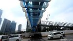 Penampakan Terkini Pembangunan JPO Ratu Plaza
