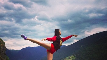 Yao juga menekuni aktivitas balerina. Foto: Instagram