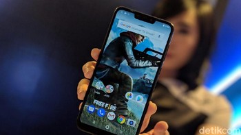 Layarnya 6,3 inch HD+. (Foto: Adi Fida Rahman/detikINET)
