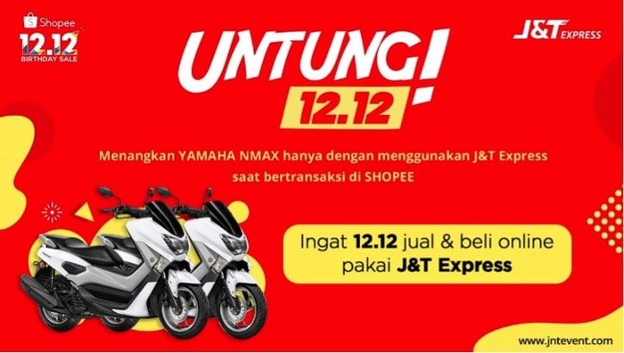 Rayakan Harbolnas, Jasa Pengiriman Ini Bagikan 2 Unit Yamaha Nmax
