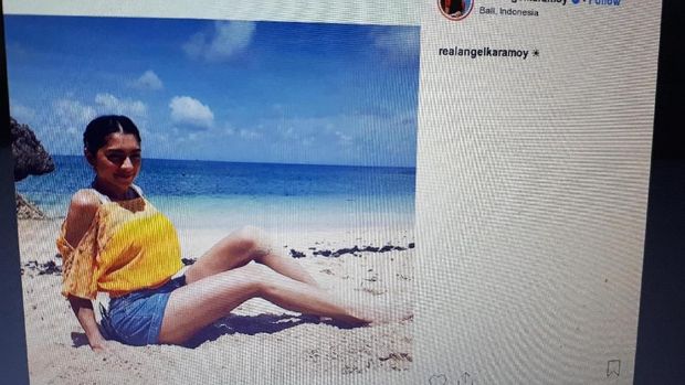 Posting Foto di Tepi Pantai, Angel Karamoy Tutup Komentar Instagram