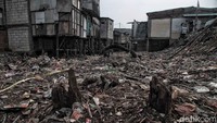 Begini kondisi di pemukiman di sekitar Kali Gendong, Muara Baru, Jakarta Utara.