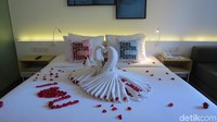 Suasana kamar di Sol House Bali Kuta. Hotel ini ingin menawarkan ketenangan untuk para tamunya dengan slogan The New Cool (Fitraya/detikTravel)