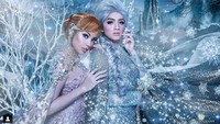 Seperti Angel dan Keisha Karamoy yang dipilih menjadi Elsa dan Anna di Frozen. Dok. Instagram/fdphotography90