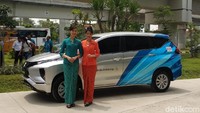 Dalam kerjasama ini, Xpander yang digunakan adalah varian GLS MT dengan warna Sterling Silver Metallic, yang telah dipasang stiker/decal branding sesuai dengan karakter perusahaan Garuda Indonesia. 