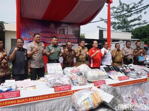 Kejari Jakbar Musnahkan Sabu Milik Wong Chi Ping yang Divonis Mati