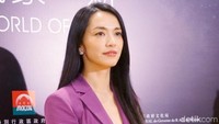 Ia pun menjadi sorotan di acara Film Festival Macau 2018. Delia Arnindita Larasati/detikHOT