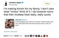 Bikin Kimchi Pakai Tangan Telanjang, Chrissy Teigen Diprotes Netizen