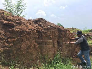 Gorong-gorong Purba Sepanjang 80 Meter Tersingkap di Mojokerto
