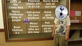 Hal ini membuat Tottenham menambah prestasinya di lemari trofinya karena bisa menahan imbang Barcelona di Camp Nou. Foto: Istimewa