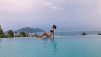 Bersantai di salah satu resor di Con Dao, Vietnam (imkhangan/Instagram)