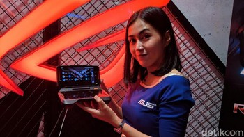 ROG Phone pertama kali diperkenalkan di ajang Computex 2018 di Taiwan. Foto: Adi Fida Rahman/detikINET