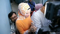 Angel Lelga saat ditemui di Studio Trans TV, Kapten Tendean, Jakarta Selatan pada Selasa (11/12). Pool/Ismail/detiKFoto.