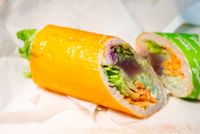 Wah Cantiknya! Sushi Burrito Dalam Warna-warni yang Segar