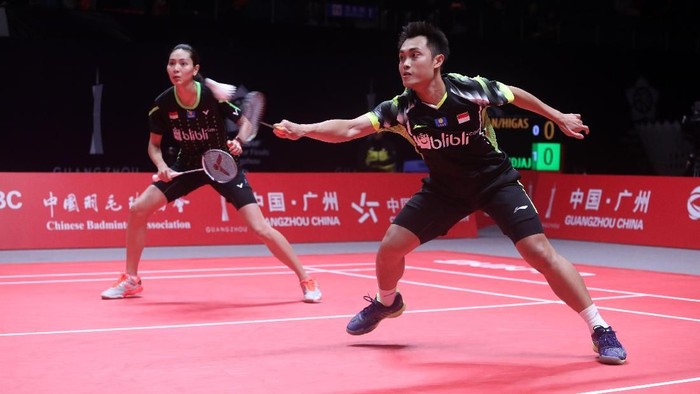 Hafiz/Gloria menangi laga pertama BWF World Tour Finals, Rabu (12/12/2018).