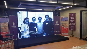 Kecoa dipilih karena melambangkan ketangguhan dan tidak mudah mati, sedangkan semut dipilih karena mereka selalu bekerja dalam kelompok. Ular sendiri dipilih karena menggambarkan Binar Academy yang selalu menetapkan standar yang tinggi. (Foto: Virgina Maulita Putri/detikINET)