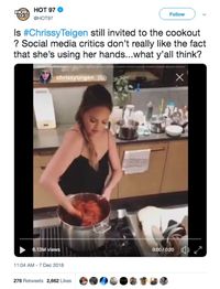 Bikin Kimchi Pakai Tangan Telanjang, Chrissy Teigen Diprotes Netizen