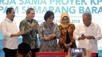Proyek SPAM Semarang Barat senilai Rp1,1 Triliun tersebut menjadi proyek air minum ketiga yang menggunakan skema KPBU dan merupakan salah satu upaya dalam mewujudkan percepatan pembangunan infrastruktur nasional. Foto: dok. KemenPUPR