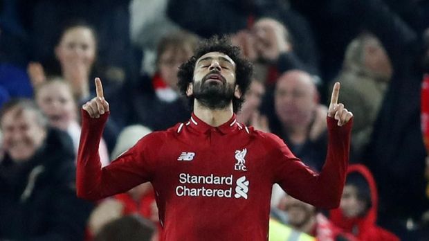 Mohamed Salah bersama Sadio Mane dan Roberto Firmino bakal jadi ancaman utama pertahanan Manchester United.
