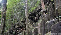 Dari hasil penelitian diketahui bahwa bebatuan alam itu terbentuk 2 juta tahun silam, karena luapan magma yang keluar lewat kaki Gunung Rogojembangan (Robby Bernardi/detikTravel)