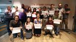 Aksi Solidaritas Jurnalis Dunia Tolak Kriminalisasi Wartawan Myanmar