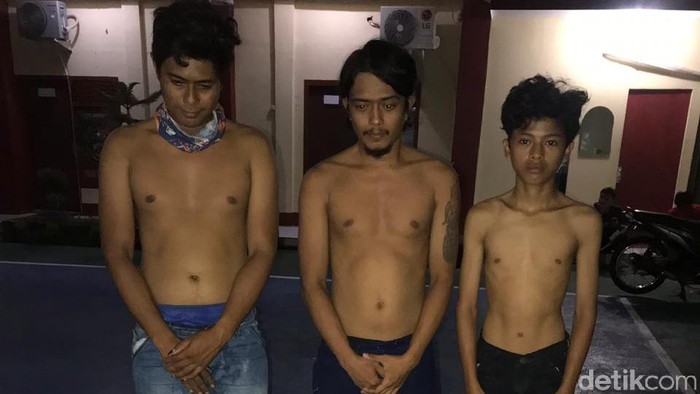 Malam-malam Tiga Pak Ogah Preman di Makassar Ditangkap Polisi