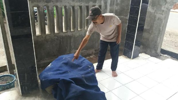 Lokasi penemuan bayi perempuan di Depok