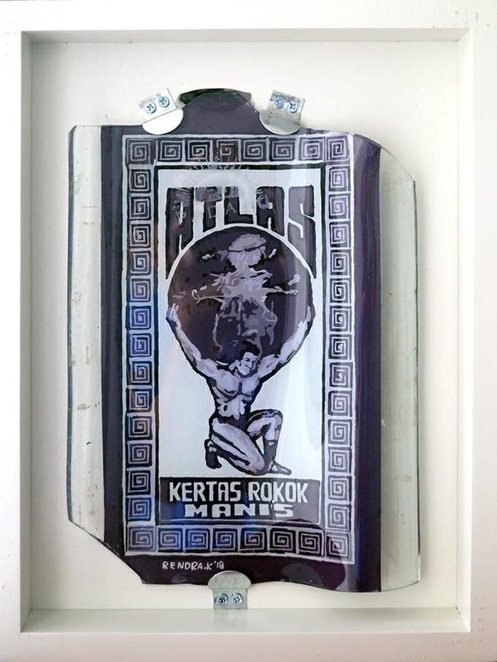 25 Lukisan Genteng Kaca Karya Rendra Kurniawan Dipajang di Yogyakarta